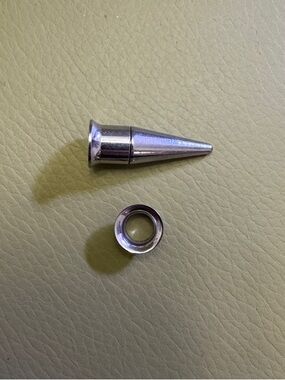 0 Gauge Ear Taper With Screw On Tunnel Back